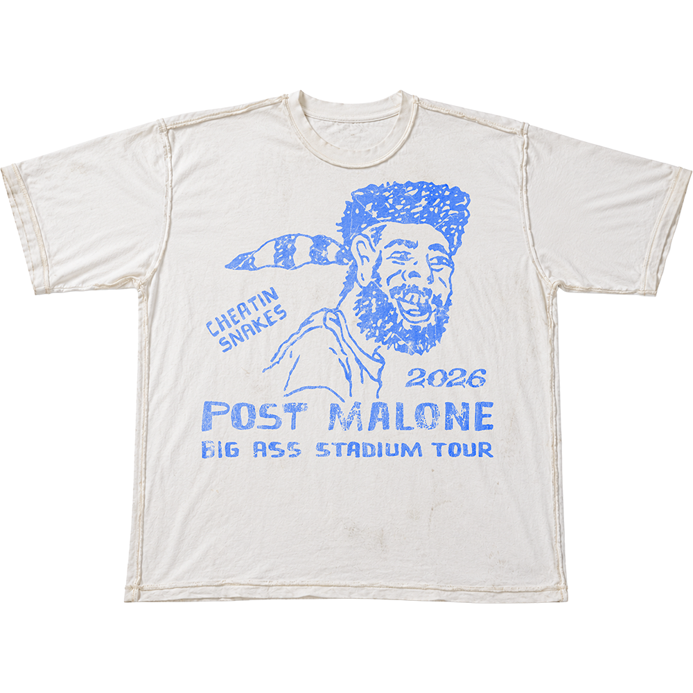 Post Malone x Cheatin Snakes White T-Shirt