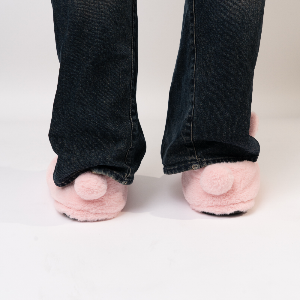 Pink Bunny Slippers