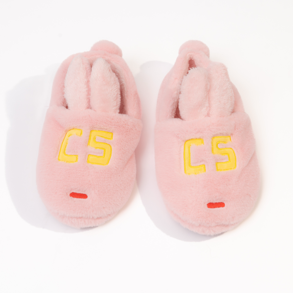 Pink Bunny Slippers