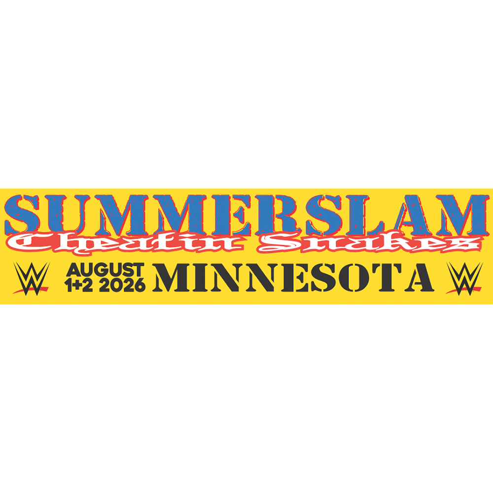 CHEATIN SNAKES X SUMMERSLAM BUMPER STICKER